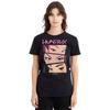 Kpop Demon Hunters Huntrix Eyes Comic Strip Womens T-Shirt S-2XL Black
