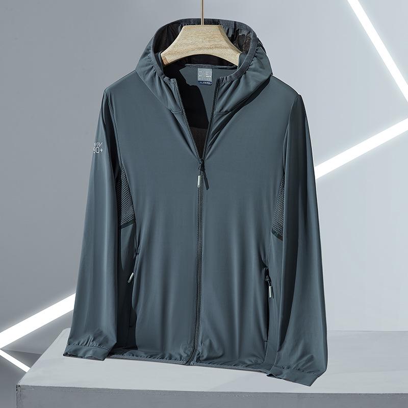 Unisex Ice Silk Sun Protection Clothing, Cooling, Soft, Breathable, Comfortable, Elastic, UPF50+