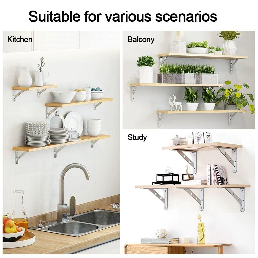 Suport Raft Oțel Inoxidabil Capacitate Mare Raft de Perete Rafturi Nou Suport Raft