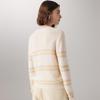 Paro Pure Cashmere Striped Jacquard Pullover Sweater