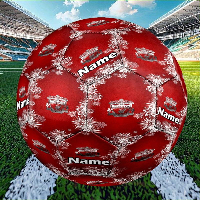 Custom Name Personalized Liverpool F.C-A Print Size 5 Soccer Ball Training & Match Football, for Team, Kicking, Gift for Football Enthusiasts