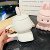 Soft and Healing Ceramic Bunny Shaped Mug with Covered Spoon Gift Box and Cute Student Dormitory Drinking Cup