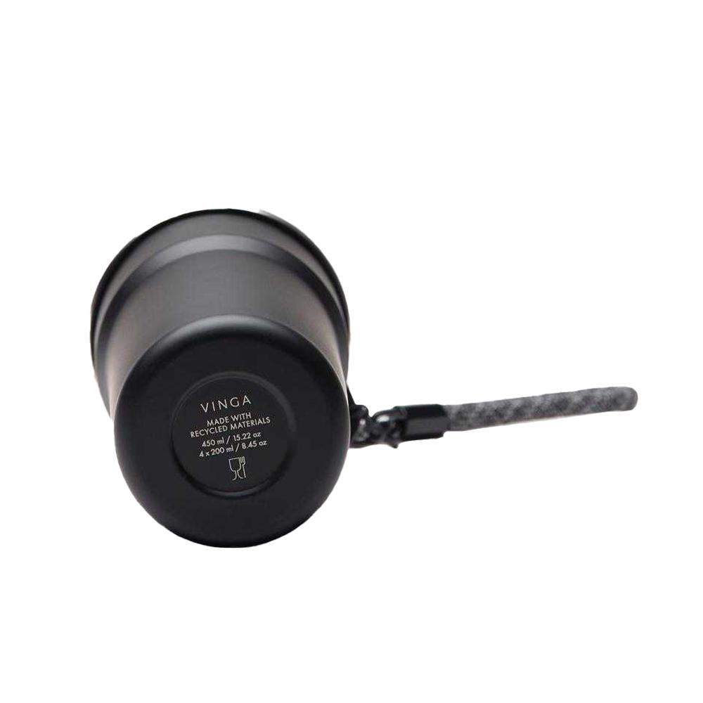 Vinga Parks Stainless Steel 250ml Cup (Pack of 4)