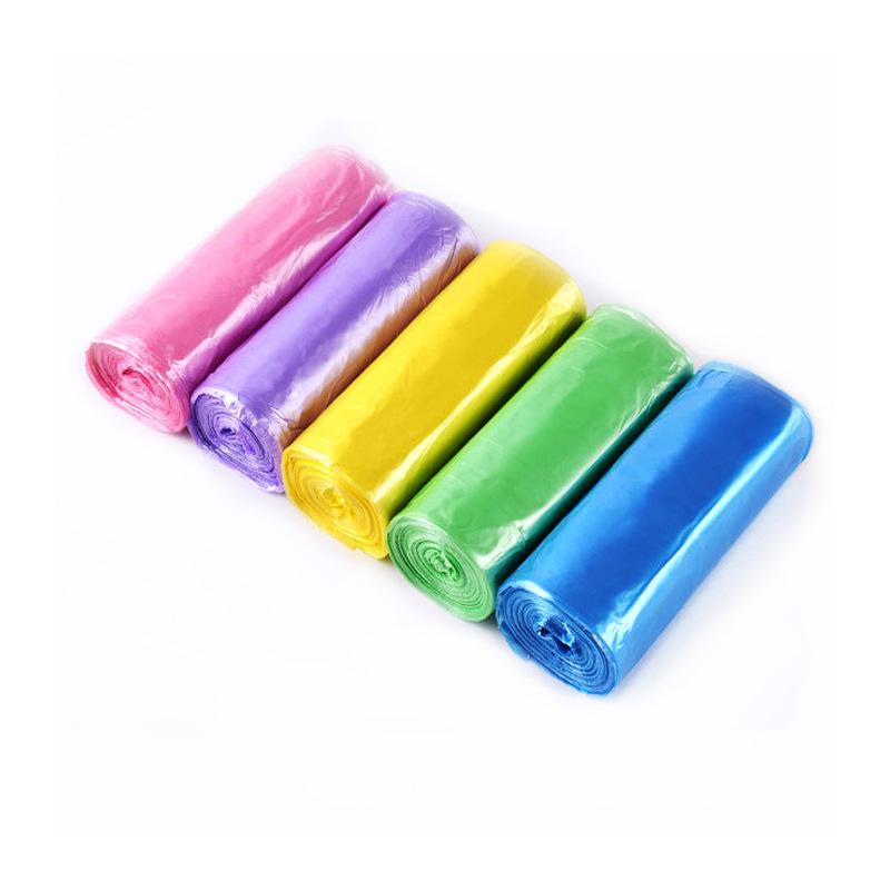 Thickened Flat Mouth Disposable Garbage Bags - 45x50cm - Colorful Kitchen & Living Room Use