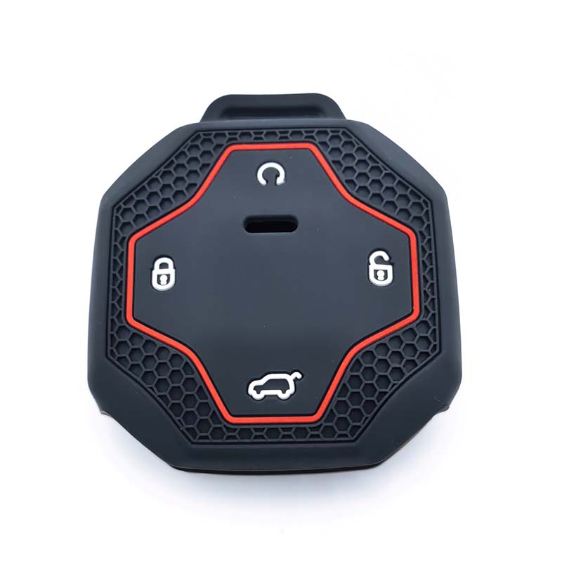 

4 Button Silicone Car Remote Key Case Cover For Chery Jetour To Genesis Traveller T2 X90 X70 X95 Dashing X-1 Plus Dtc L9 Kechain