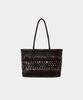 Demaker Plait Two Shoulder Bag-Deep Brown