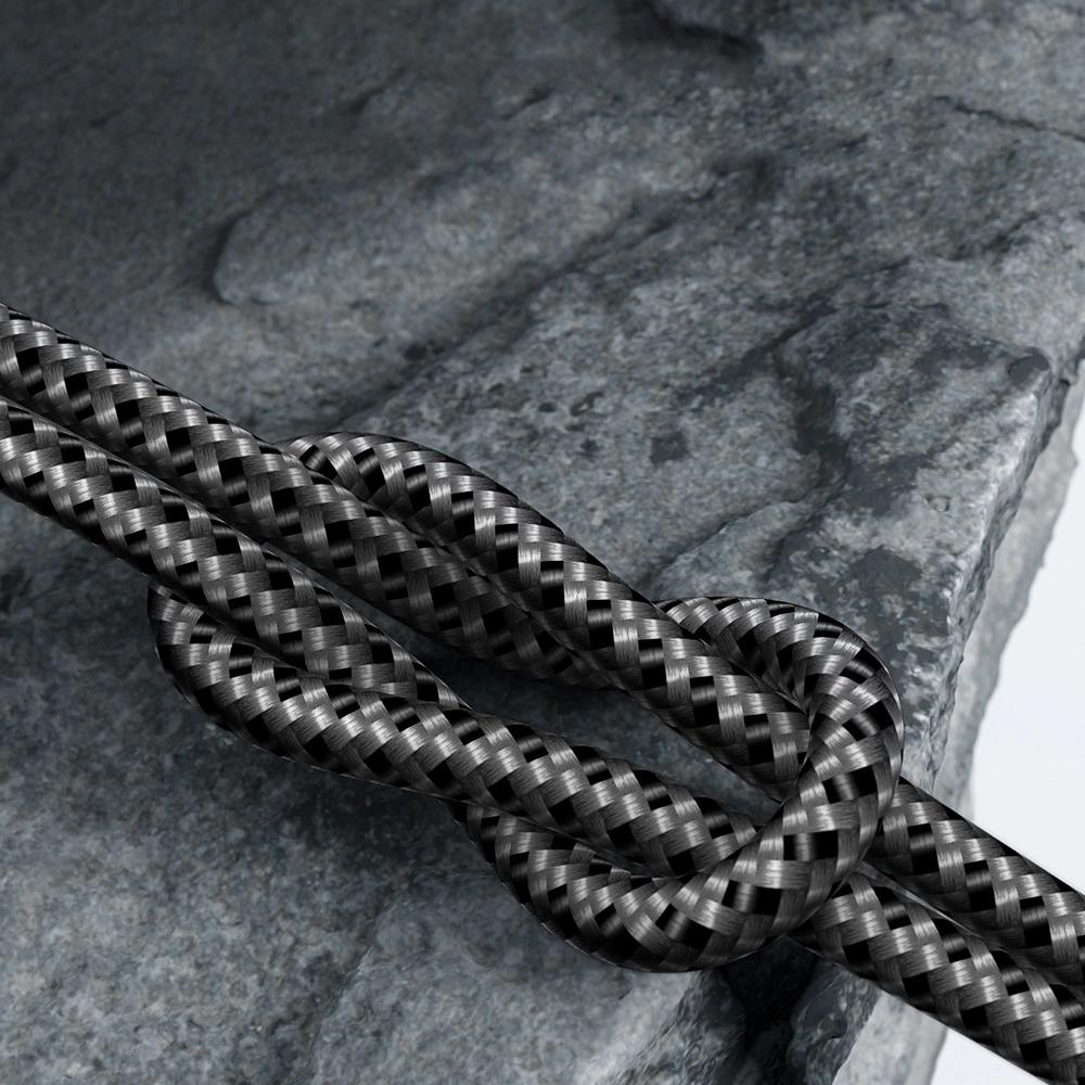 Acefast Kabel Mfi Usb - Lightning 1,2M, 2,4A Czarny (C1-02 Black)