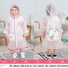 Children's Raincoat, Boy's Rain Boots Set, Kindergarten Girl's Rain Poncho, Kidsren's Student Raincoat for School, Full-Body Waterproof
