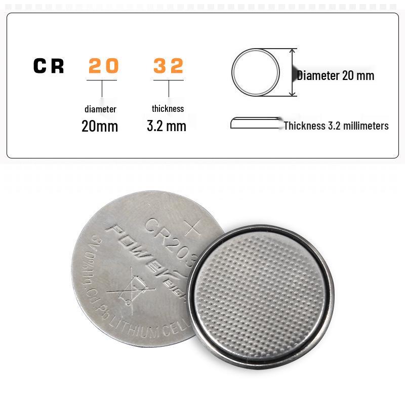 CR2032 3V Battery for Guitar Tuner and Musical Instruments