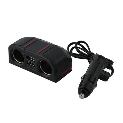 Accessorio Caricabatteria Auto Splitter DC12V-24V Presa Accendisigari Ricambi Nuovi Adattatore di Alimentazione Pratico Qualità 2 Vie 800 (mA)