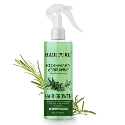 Hair Pure Rosemary Water Hair Spray (100 Ml) | 100% Pure Natural | Rosemary Hair Mist | Hair Spray For Helps Reduce Hairfall, Strengthens Hair | Su