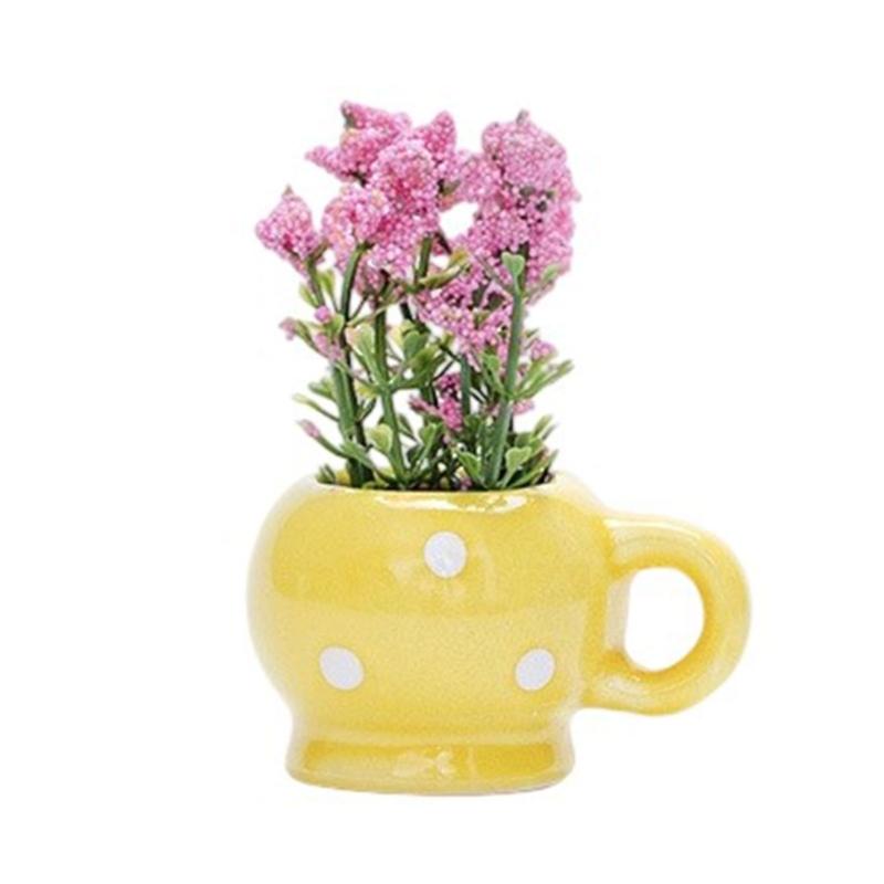 Keramisk Kylskåpsmagnetisk Liten Vas   Blomvas Klistermärke Underhåll Kreativt  Projekt
