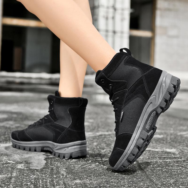 TUINANLE Hochwertige Wanderschuhe Wüste Herren Outdoor Wanderschuhe Leichtgewichtige Herren Damen High Top Sneaker Große Größe