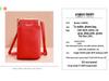 2025 Women's Korean Style Lychee Grain Large Capacity Crossbody Phone Bag & Wallet.