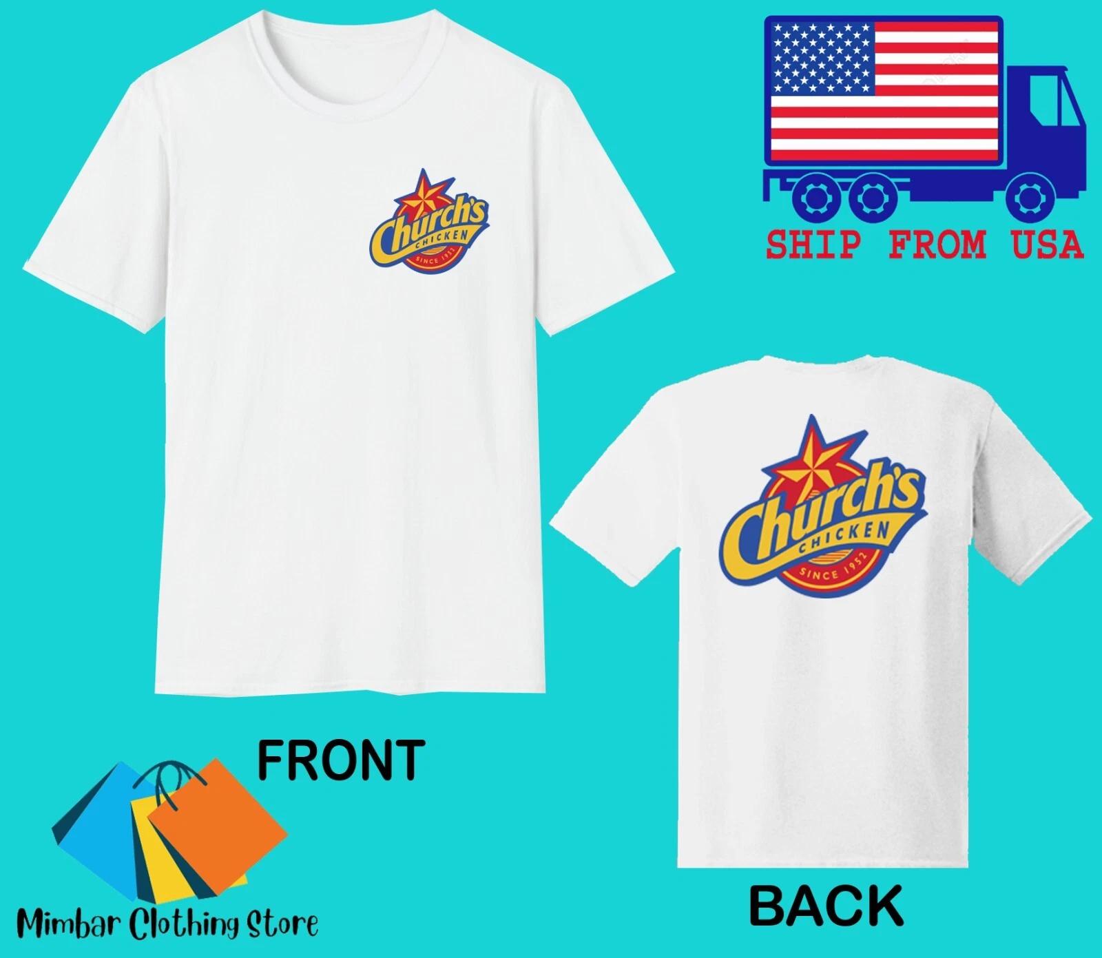 

Church Chicken Men s White Size S-5XL S