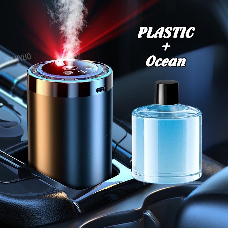 5Modes Car Air Freshener Electric Auto Aroma Diffuser Car Air Vent Essential Oil Mist Humidifier Fragrance Diffuser Aromatherapy