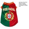 Dog Soccer Jersey Breathable Dog T-Shirt Football Style Dog Apparel Summer Clothes for Small Medium Dogs Cats