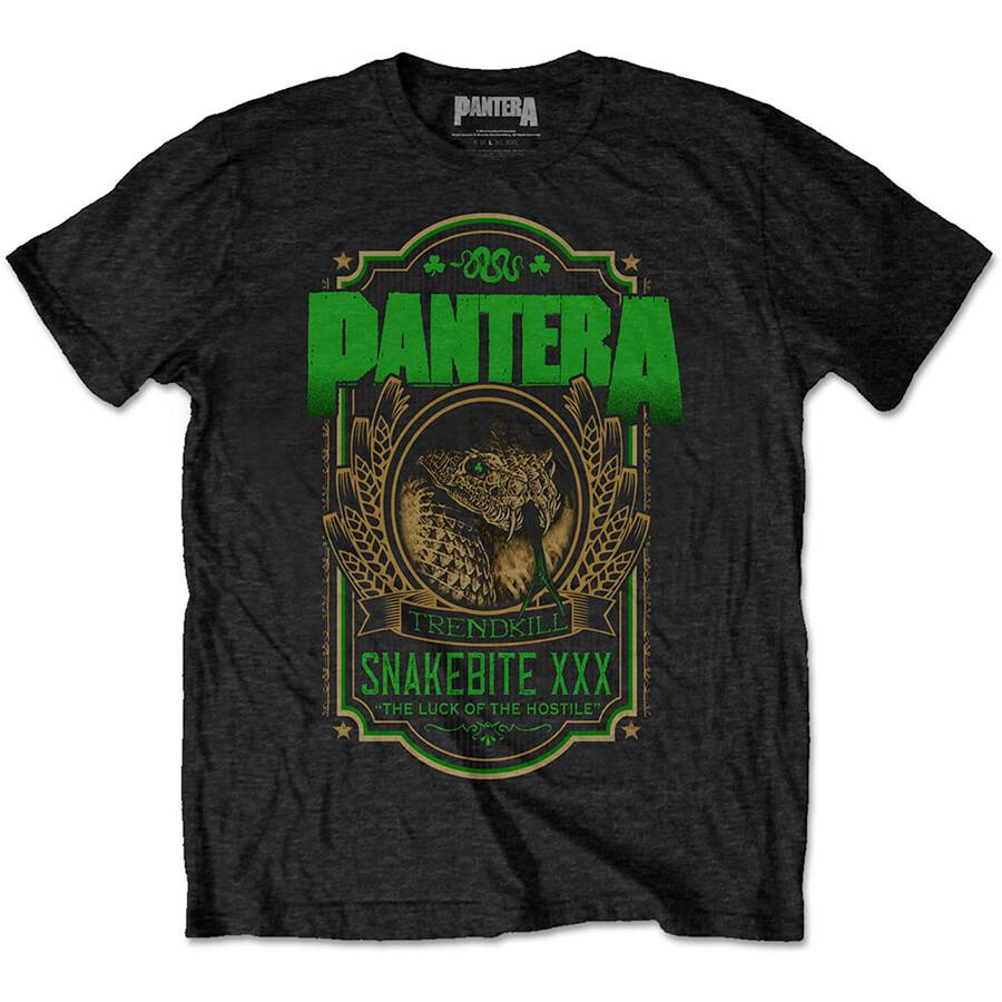 Pantera - Snakebite XXX Label - Black T-shirt S