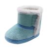 Infant Newborn Baby Girls Cashmere Plush Winter Boots Bandage Warm Shoes