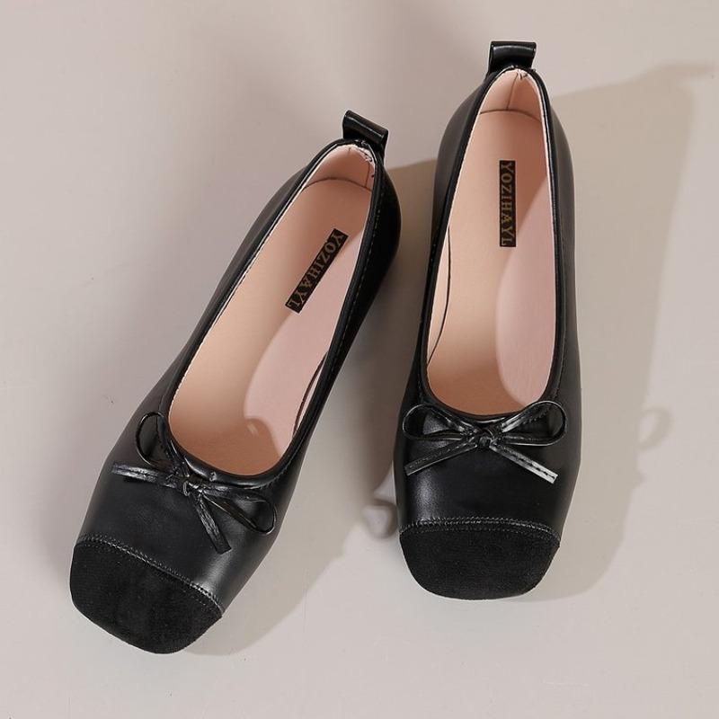 Spring and Autumn New Style Single Shoes - Slender Toe Flat Bottom - Versatile Women's Shoes