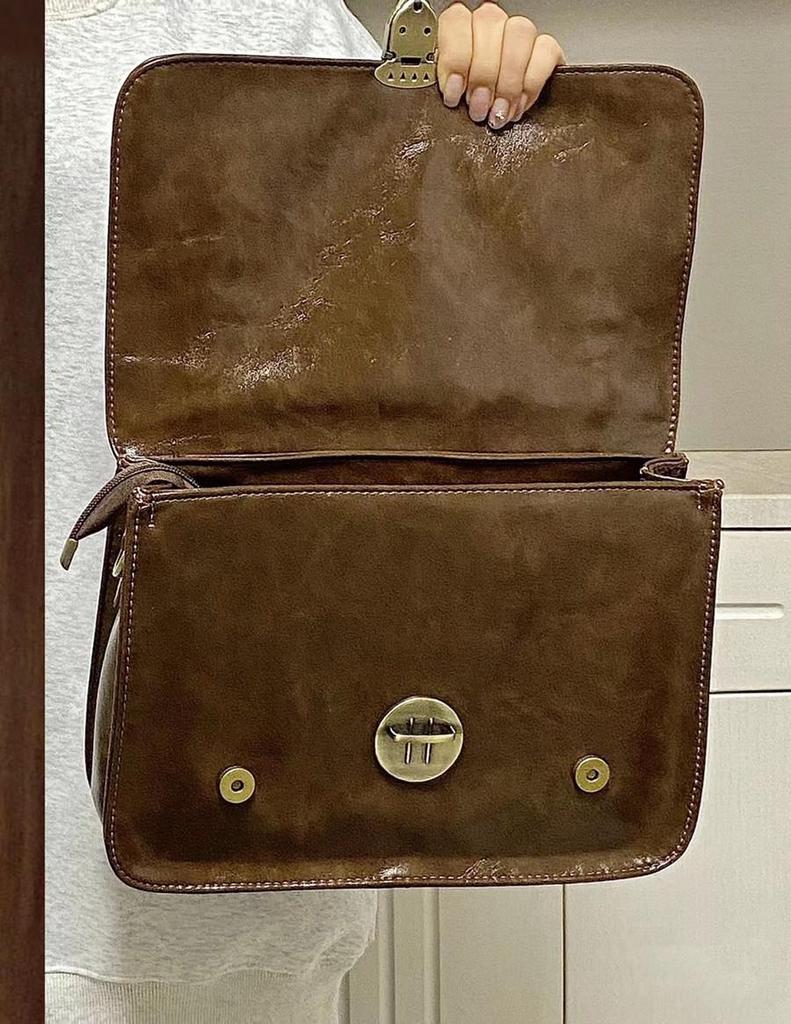 Herbst Winter Retro Schnalle Umhängetasche - Japanischer JK Uniform Stil, Lässige Mode Pendlertasche