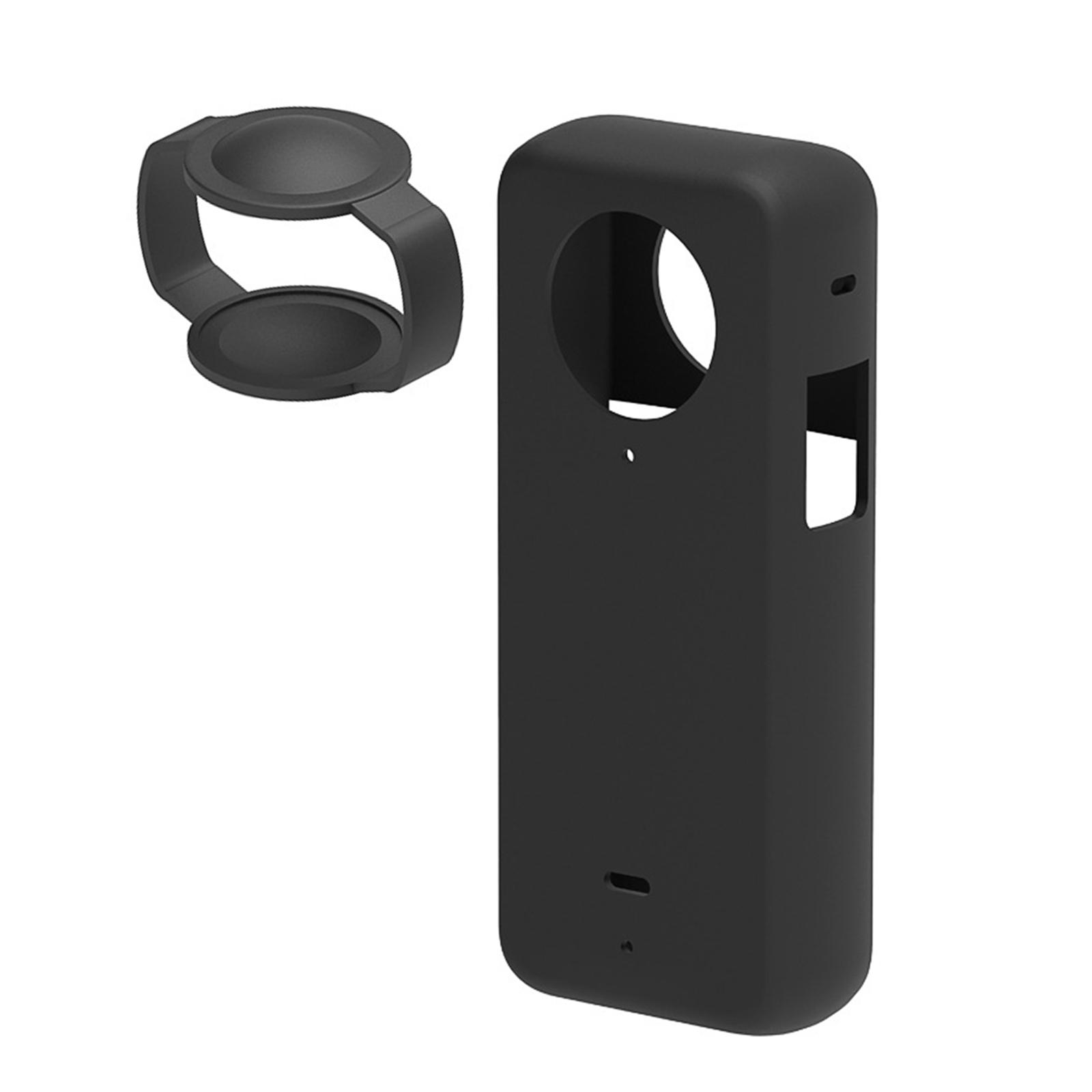 

Силиконовый защитный чехол для камеры X4. Универсальная защита, обеспечивающая безопасность и сохранность камеры. чёрный