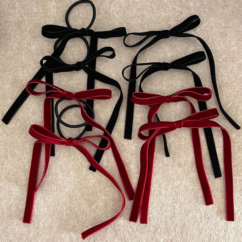 Women Hair Bows Barrette Hair Clip 2000s Trend Side Clip Fashionable Elegant Sweet Bowknot Photo Props