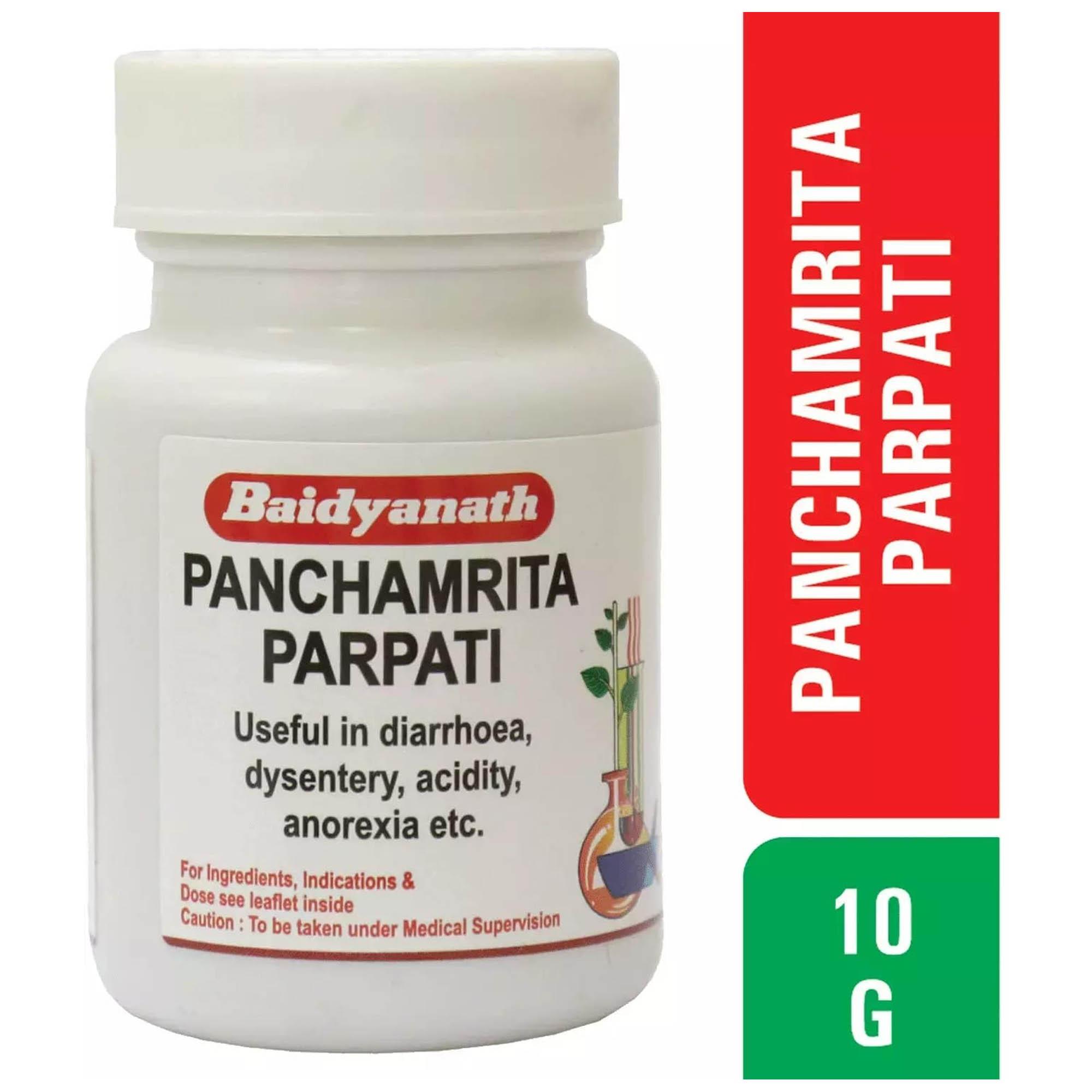 

Baidyanath Asli Ayurved Panchamrita Parpati 10 Gm X Pack Of 2 Herbal Ayurvedic Supplement