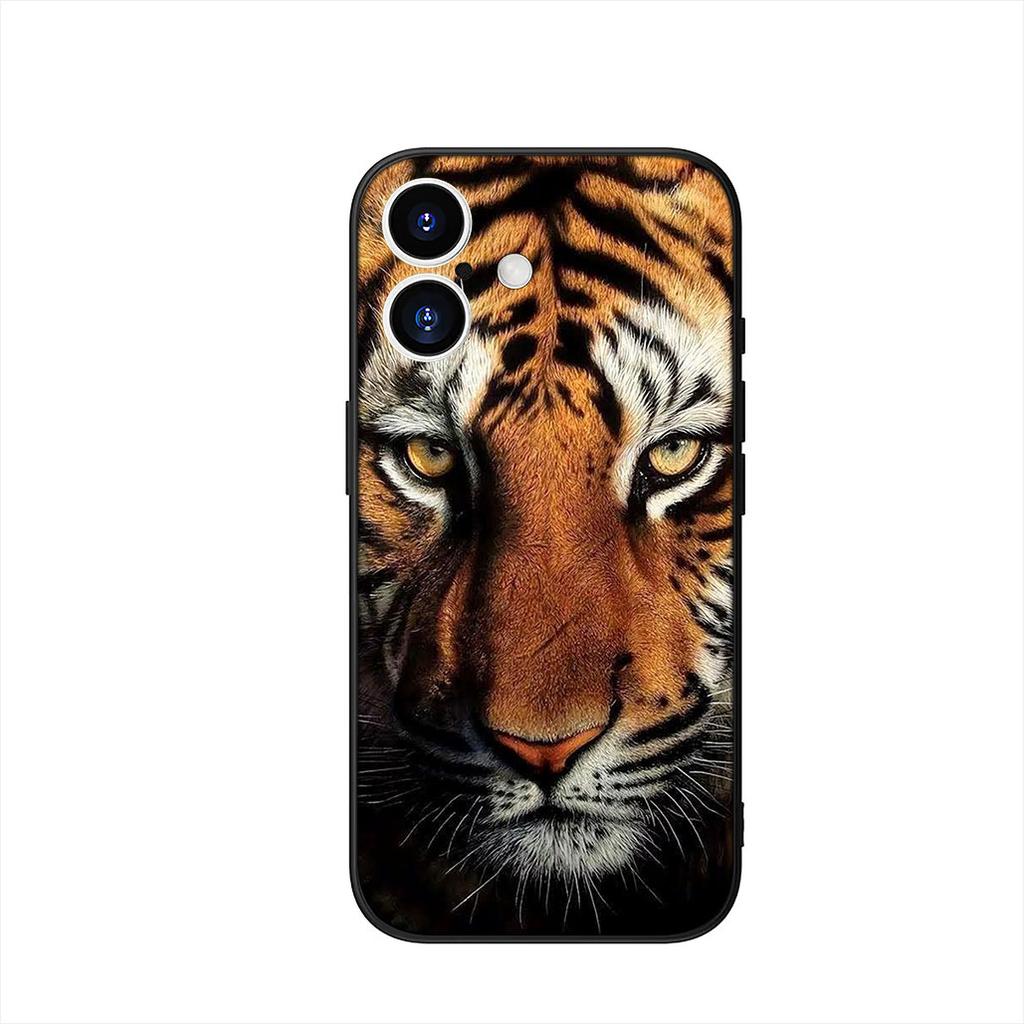 Phone Cover for Apple iPhone 17 16 15 11 Pro XS Max XR 6 7 8 Plus + SE 2020 5 16E Case Tiger Animal Casing