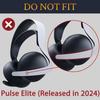 SOULWIT Kühlendes Gel Ohrpolster, Ohrpolster, Ersatzpolster für Sony PULSE 3D PlayStation 5 (PS5) Kabelloses Headset, Kühlend, Schaumstoff mit hoher Dichte, Schwarz