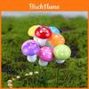 Multi-colored Foam Mushrooms Miniatures For Stunning Diy Landscape Decoration