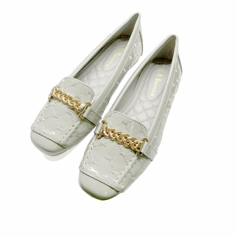 Fashion Flat Shoes for Women Spring and Autumn 2025 Square Toe Loafers Women's New Butterfly Bow Plus Size Shoe Ladies Zapatos De Mujer