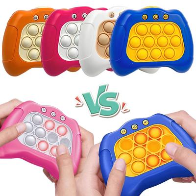 Children Press It Game Fidget Toys Pinch Sensory Quick Push Handle Game Squeeze Relieve Stress Decompress Montessori Toy for Kid