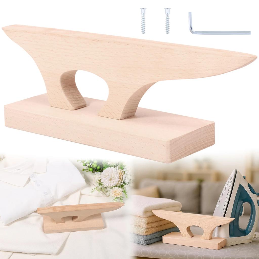 Tailor Point Press Clapper 2 In 1 Beech Wood Tailor Point Presser and Pounding Block for Fabric Seam and Corner