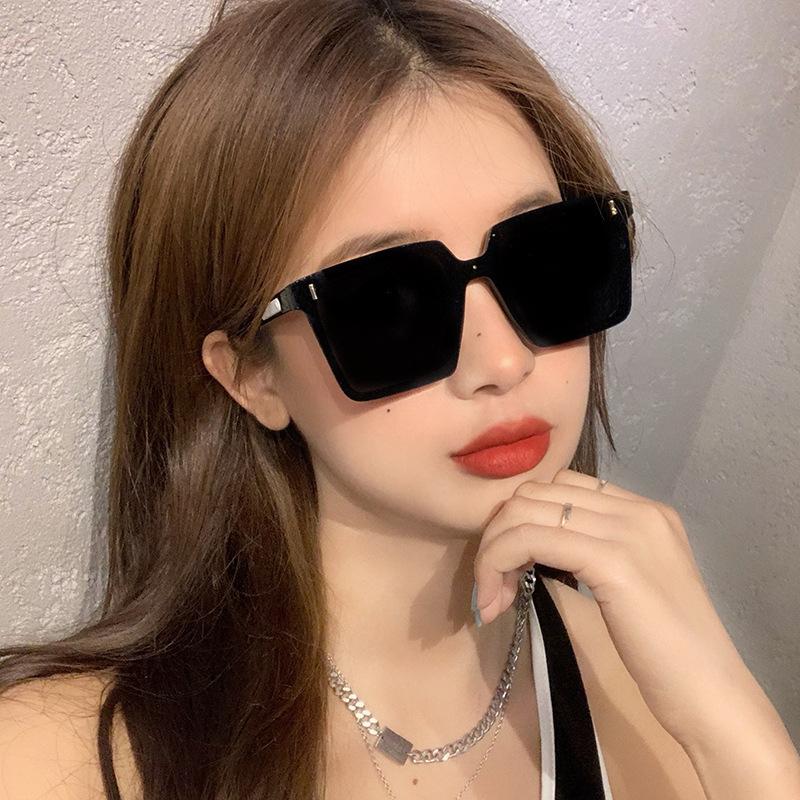 Big Frame Rectangle Sunglasses Women Men Vintage Brand Designer Square Sun Glasses for Male Shades Female Eyewear Anti-Glare