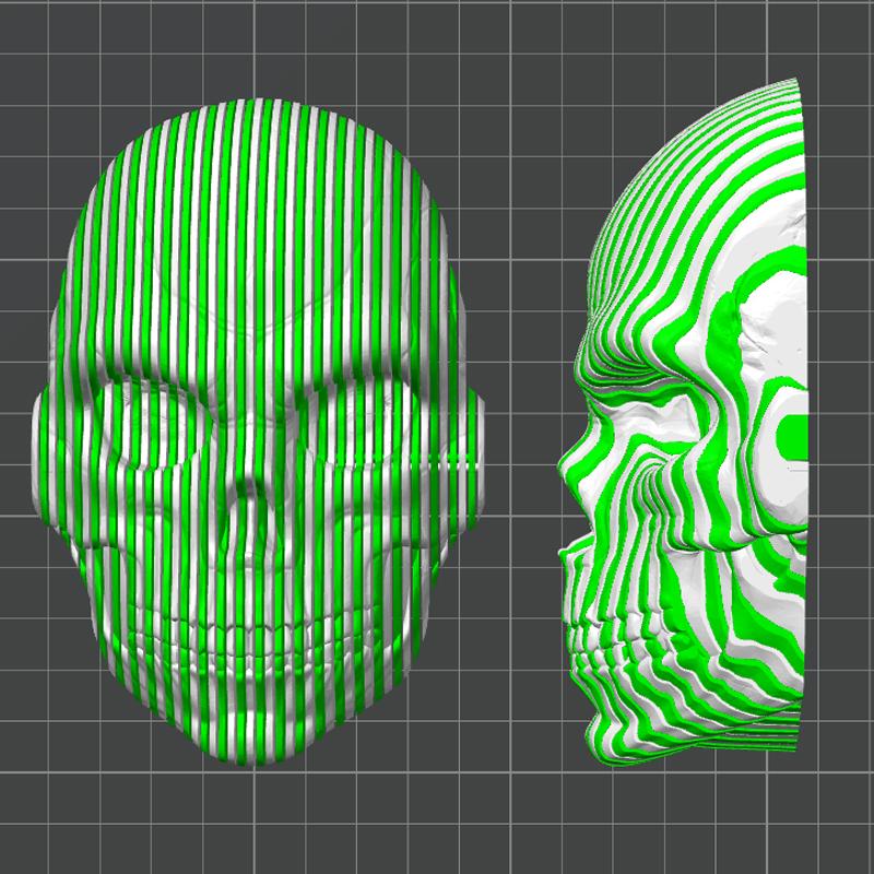 3D Printed Luminous Quantum Skull Fidget Skull Gifts Cool Novelty Desk Ornament Funny Desktop Ornaments For Home Office Desk