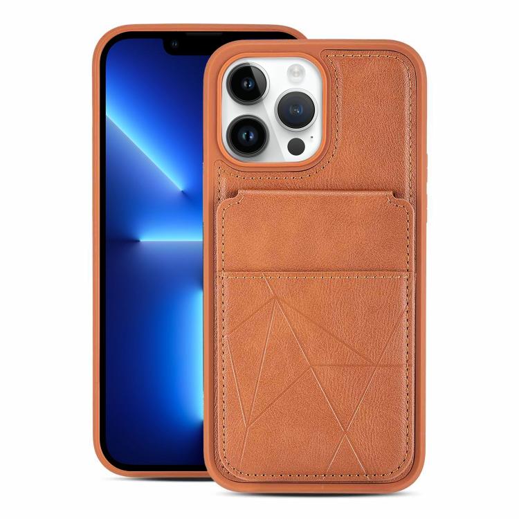 Multifunctional Vertical Flip Card Wallet Holder Vegan Leather Back Phone Case