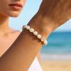 Elegant Irregular Natural Shell Bead Bracelets for Women Stainless Steel Handmade Adjustable Bracelet High Quality Fine Jewelry