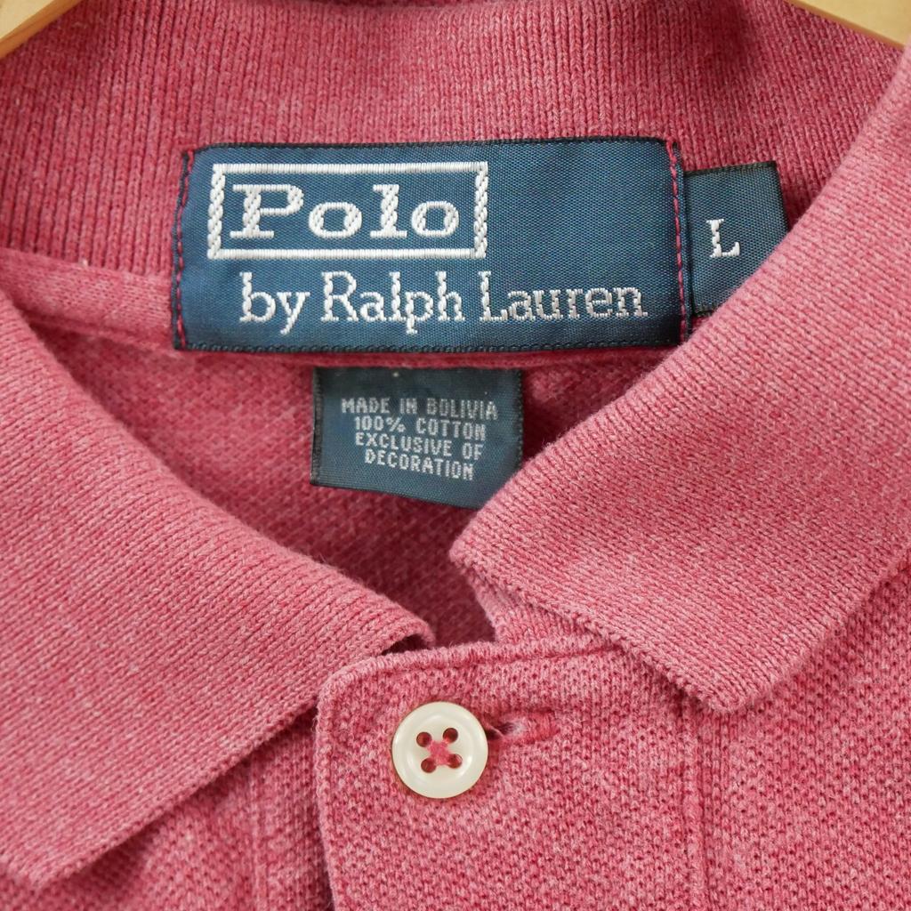 Seconde vie - Polo manches courtes Homme Rouge - Excellent état