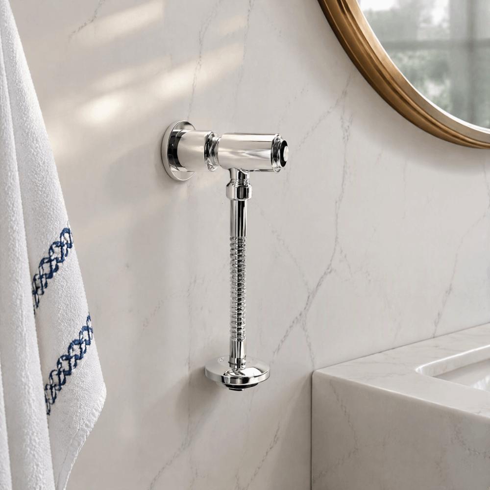 Pressing Type Urinal Flush Valve Copper Material Diaphragm Flush Valve For Home Use