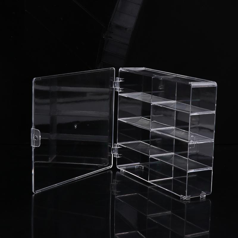 1 Stück Auto Nicht Stanzen Klebe Wand Transparent Aufbewahrungsbox 1:64 Acryl Auto Displaybox Für Auto Modell Spielzeug Schrank Regal