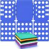 Blue Plastic Shirt & T-Shirt Folder Organizer with Multiple Compartments - 26.16x22.61x3.05 Cm Space-Saving Clothes Folding Board for Wardrobe