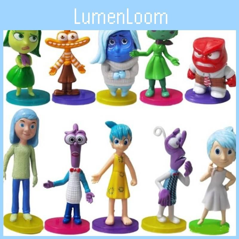 Adorable Pvc Cartoon Anime Figurine Set 9-10cm Brainstorm Character Collectibles