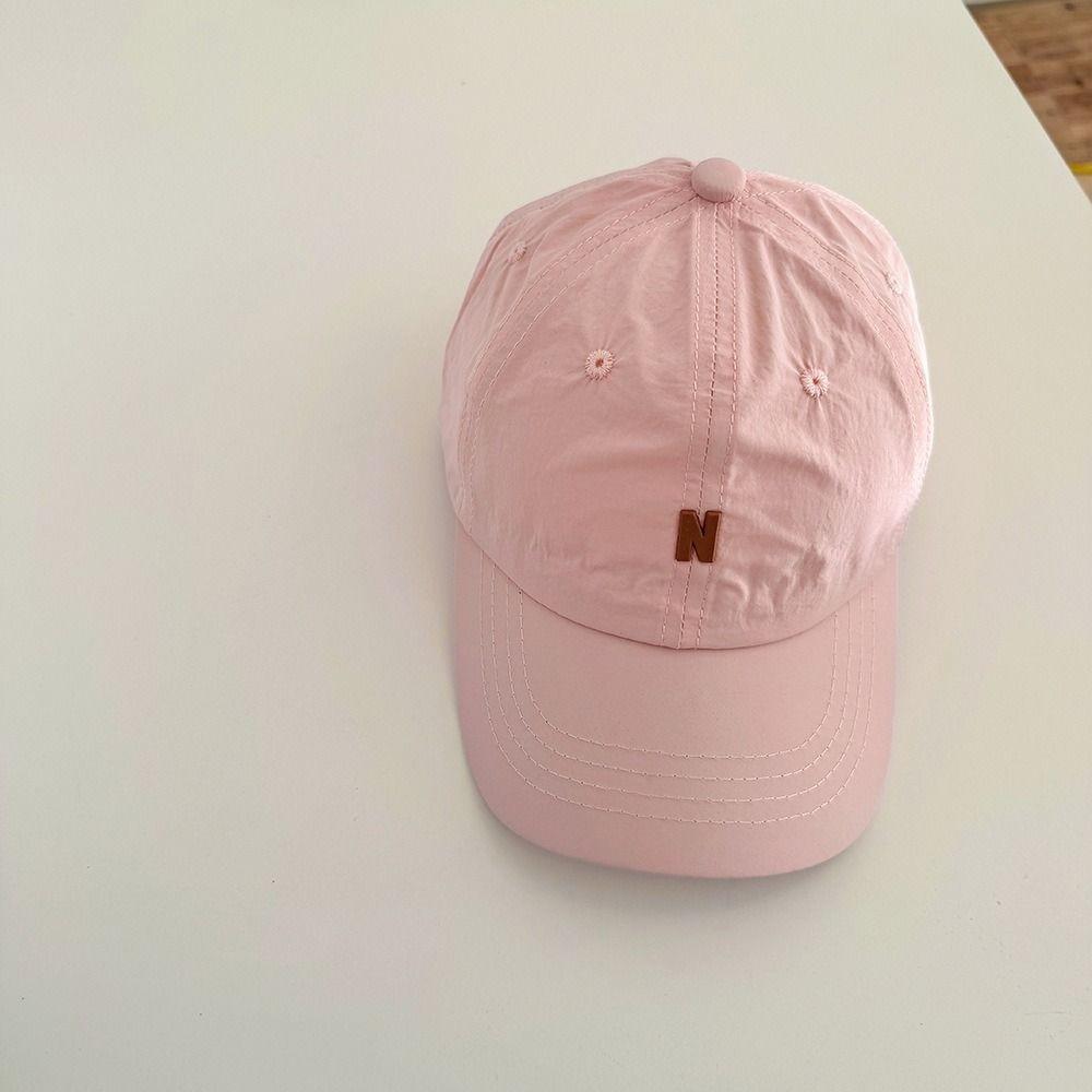 Summer Children Baseball Cap Candy Color Sun Protection Cap Korean Boys Girls Peaked Hat Kids