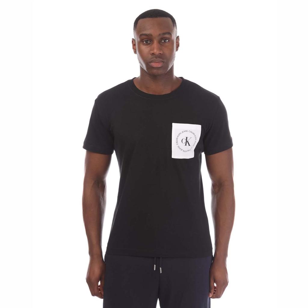 Calvin Klein Mens Logo Pocket T-Shirt