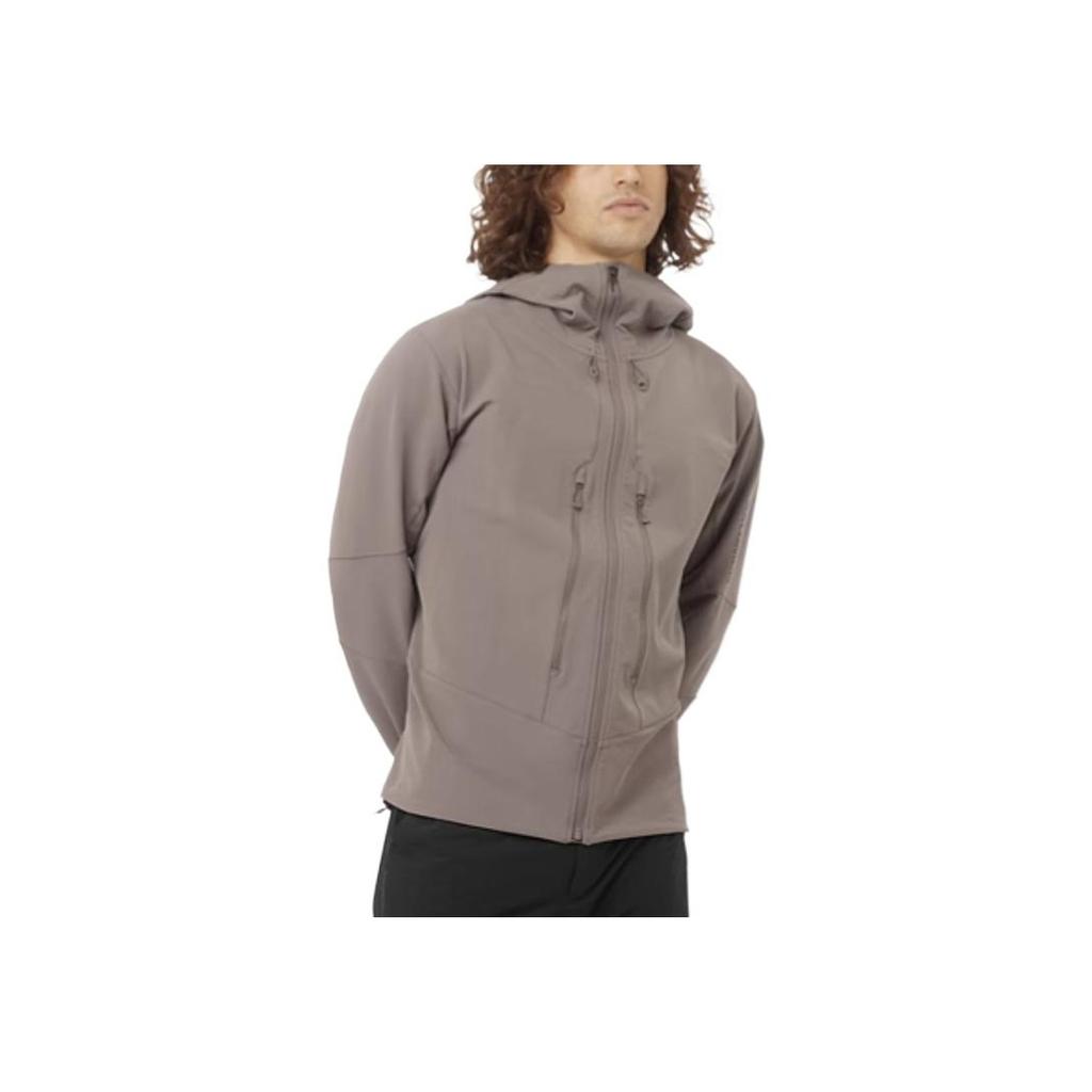 New SALOMON SS25 Jacket Men's Iron Gray C24810