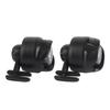 2PCS Mini Shoe Headlights Outdoor Sport Shoe Lamp for Hiking Camping Built in Button Battery Black