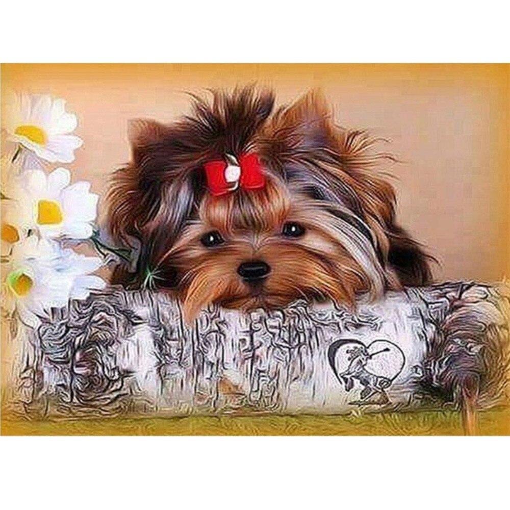 

DIY алмазная живопись животное кошка слон полная круглая дрель Алмазная вышивка крестиком горный хрусталь мозаика искусство домашний декор подарки Full Round 20x30CM