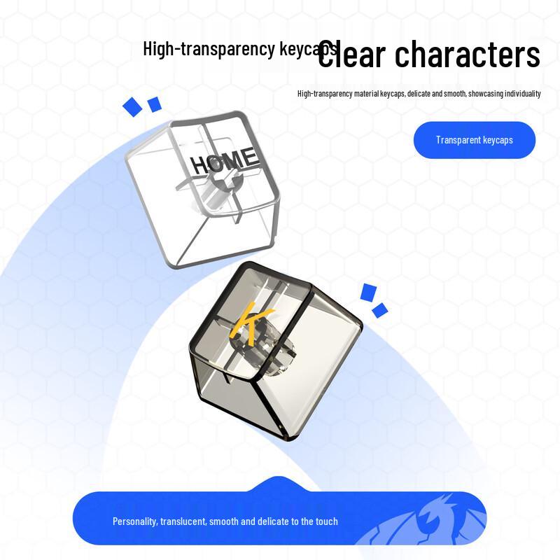 Y-FRUITFUL K840 84-Key RGB Hot-Swappable Mechanical Keyboard