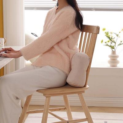 Comfortable Ergonomics Chair Backrest Cushion Breathable Soft Lumbar Pillow Short Thickened Napping Pillow School
